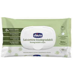 Chicco dětské vlhčené ubrousky bez plastu 60 ks