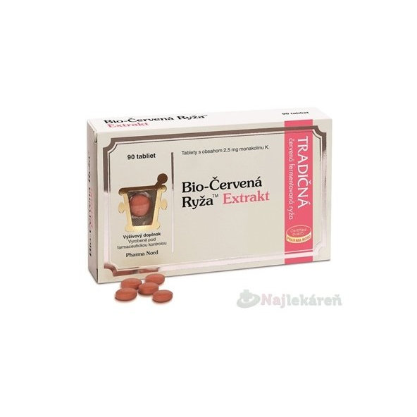 Bio-Červená rýže extrakt 90 tablet