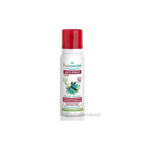 Puressentiel sprej proti bodavému hmyzu repelent 75 ml