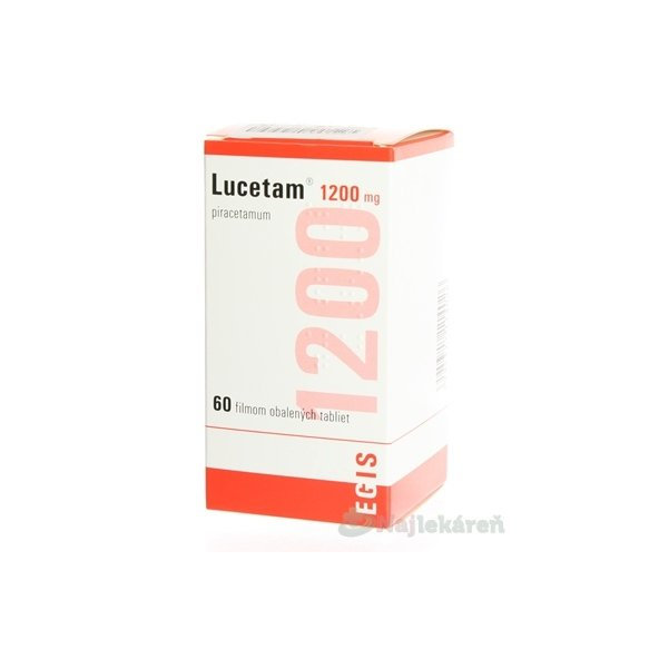 Lucetam 1200 mg na funkci mozkových buněk 60 ks