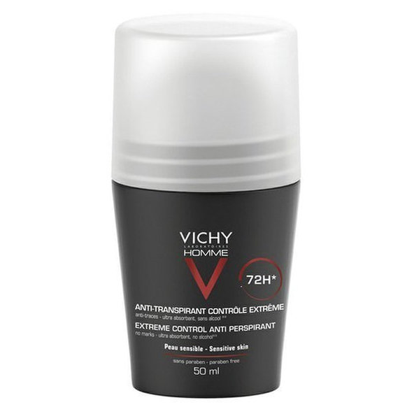 VICHY Homme Deo roll-on proti nadměrnému pocení 48h 50 ml