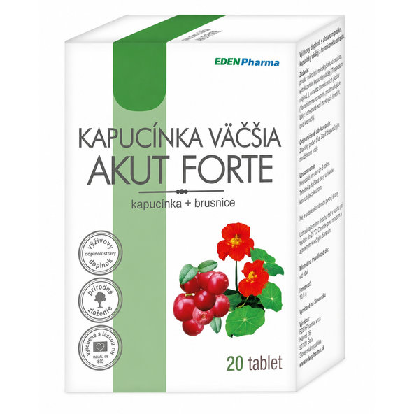 EDENPharma Lichořeřišnice větší AKUT FORTE 20 tablet