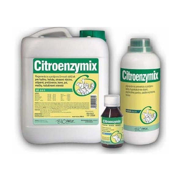 Citroenzymix perorální roztok s pepsinem na podporu trávení pro zvířata 1000 ml