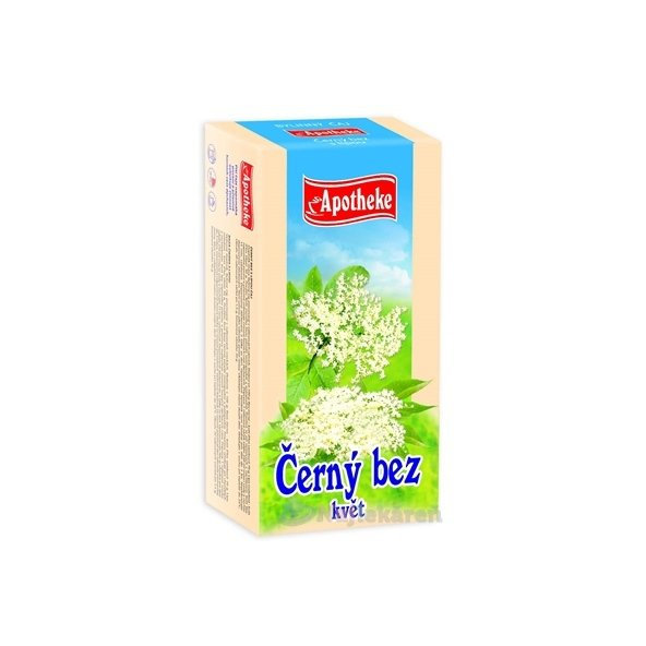 APOTHEKE čaj černý bez květ 20×1,5 g