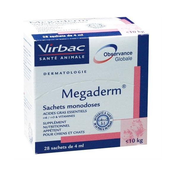 Megaderm při kožních problémech pro psy a kočky 28×4 ml