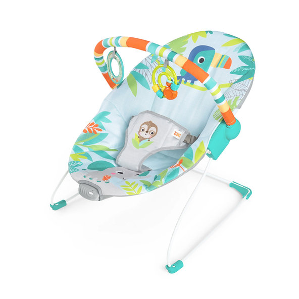 BRIGHT STARTS Vibrující lehátko Rainforest Vibes™ 0m+