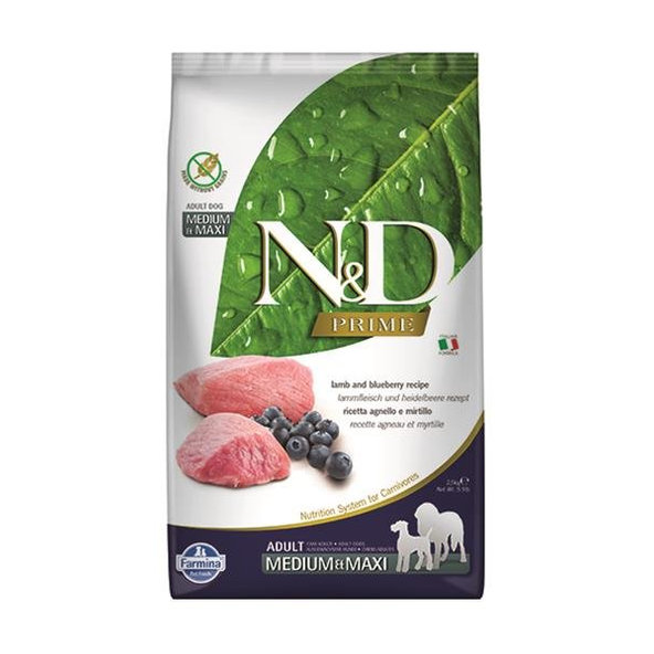 Farmina N&D Dog Prime GF adult medium maxi jehněčí 2,5 kg