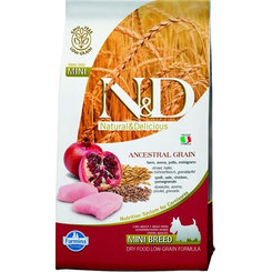 Farmina N&D Dog AG adult mini kuře špalda oves 2,5 kg