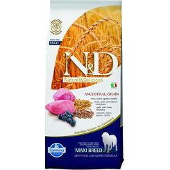 Farmina N&D AG Adult Medium Maxi jehně špalda oves borůvka 12 kg
