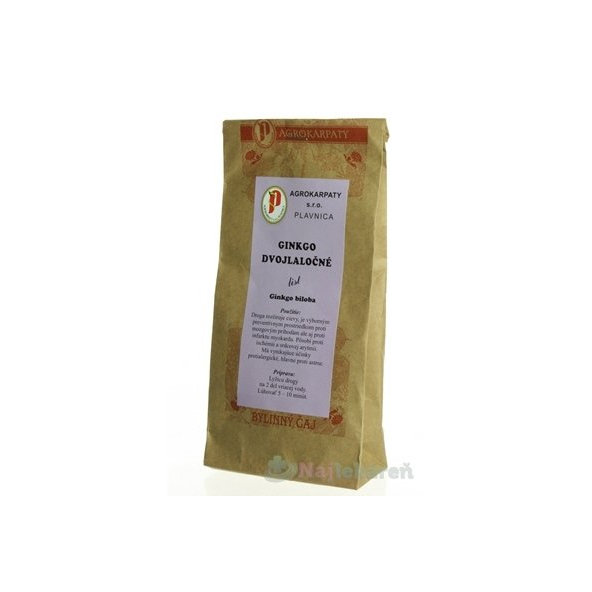 AGROKARPATY Ginkgo dvoulaločné list 30 g