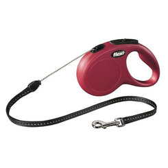 Flexi Classic NEW S červené vodítko lanko 8 m