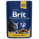 Brit Premium Cat kapsička Adult Chicken & Turkey 100 g