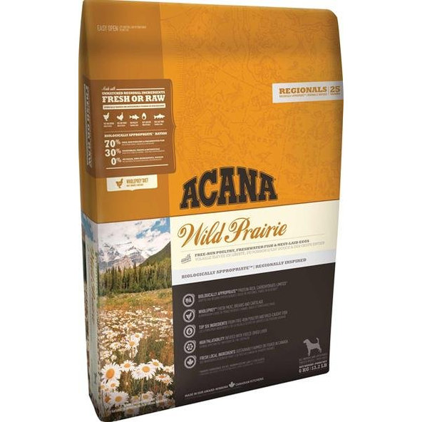 ACANA Regionals granule pro dospělé psy Wild Prairie 11,4 kg