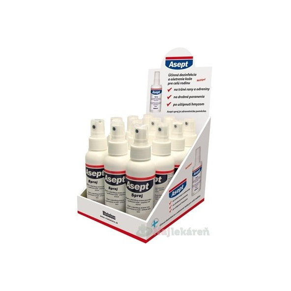 Vitabalans Asept sprej dezinfekční displej 12×100 ml