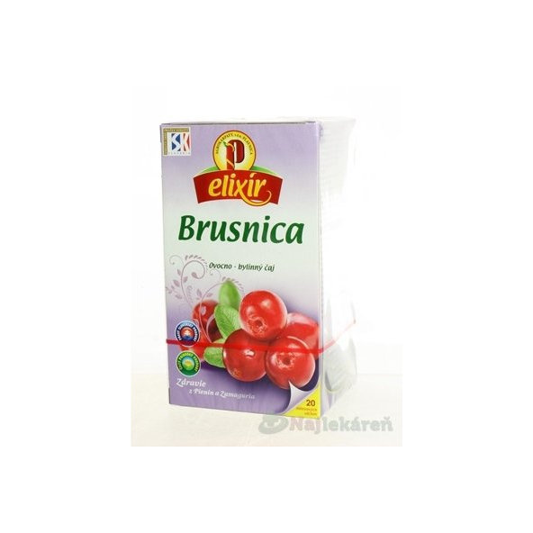 AGROKARPATY Brusinka pravá ovocně bylinný čaj 20x1,5 g