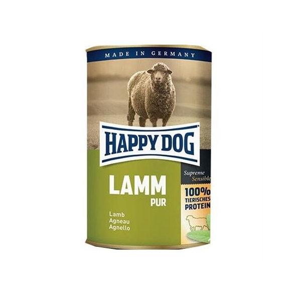Happy Dog Premium Fleisch Pur konzerva pro psy jehněčí maso 800 g
