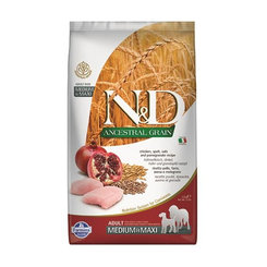 Farmina N&D AG Adult Medium Maxi kuře špalda oves 2,5 kg