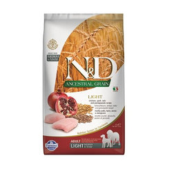 Farmina N&D AG Light kuře špalda oves granátové jablko 2,5 kg