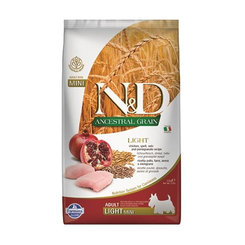 Farmina N&D Dog AG adult mini Light kuře špalda oves 2,5 kg