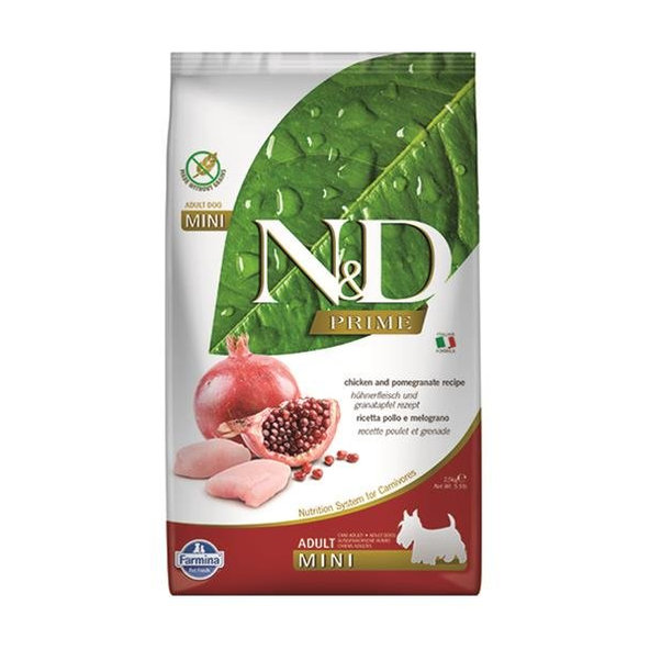 Farmina N&D Prime GF Mini kuře granátové jablko 2,5 kg
