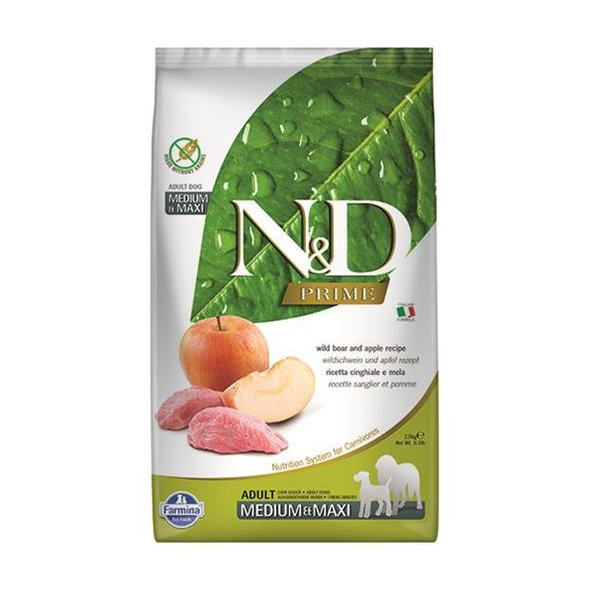 Farmina N&D Prime Adult Medium Maxi kanec jablko 2,5 kg