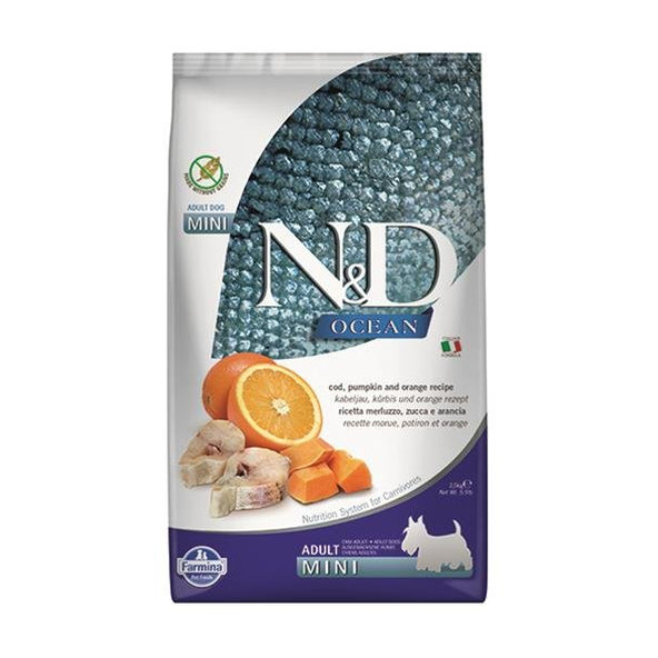 Farmina N&D Ocean Pumpkin GF Mini treska pomeranč 2,5 kg