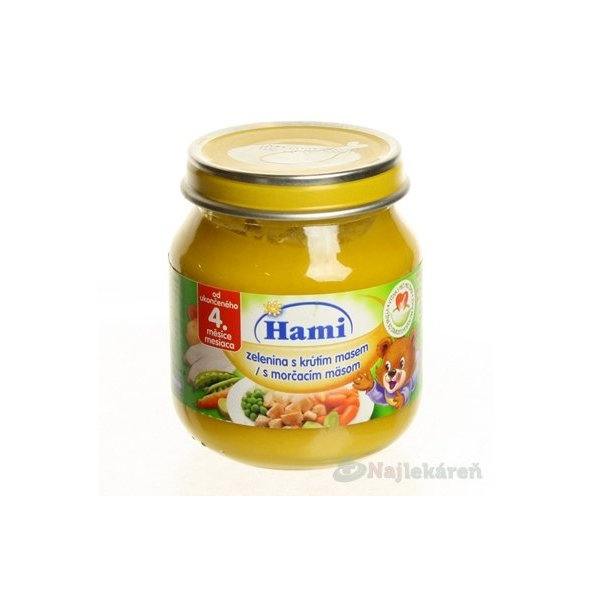 Hami příkrm Zelenina s krůtou 125 g