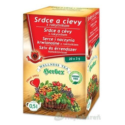 HERBEX srdce a cévy s rakytníkem bylinný čaj 20x3 g