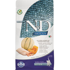Farmina N&D Cat Ocean Pumpkin GF kitten treska krevety 1,5 kg