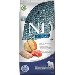 Farmina N&D Ocean Adult Giant Maxi losos treska meloun 12 kg