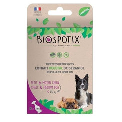 Biogance Biospotix Dog spot-on pipeta repelentní S-M do 20 kg 5x1 ml