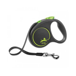 Flexi Black Design L zelené vodítko páska 5 m