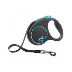 Flexi Black Design M modré vodítko páska 5 m