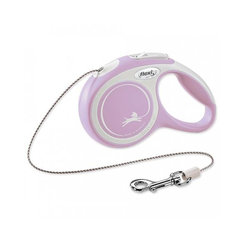 Flexi New Comfort M světle růžové vodítko lanko 5 m