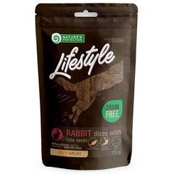 Natures Protection Lifestyle mäkká maškrta pes králik chia 75 g