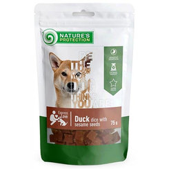 Natures Protection Snack kuřecí kousky se sezamem 75 g