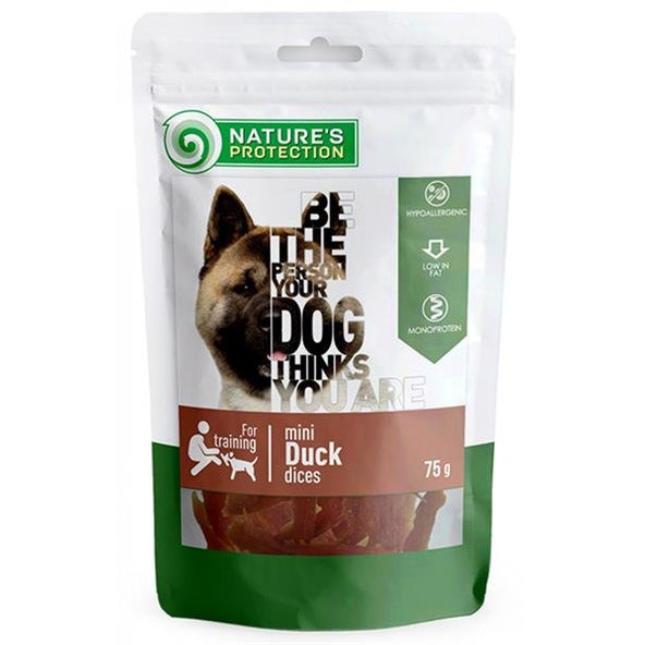Natures Protection Snack pro psy kachní prsíčka 75 g