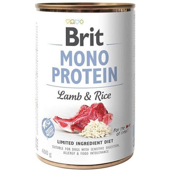 Brit Mono Protein konzerva Lamb & Brown Rice 400 g