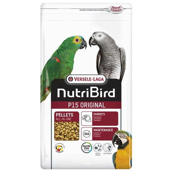 Versele-Laga NutriBird P15 Original pelety pro velké papoušky 1 kg
