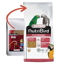 Versele Laga NutriBird P19 Original pelety pro velké papoušky 10 kg