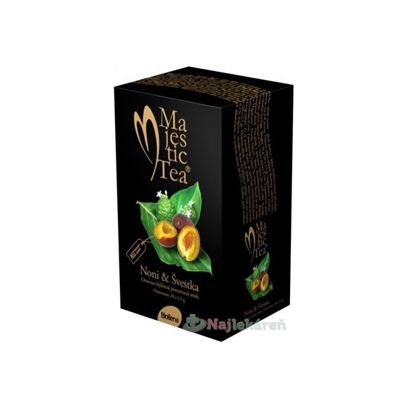 Biogena Majestic Tea noni se švestkou 20 sáčků