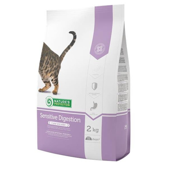 Natures Protection pro kočky adult sensitive digestion drůbeží 2 kg