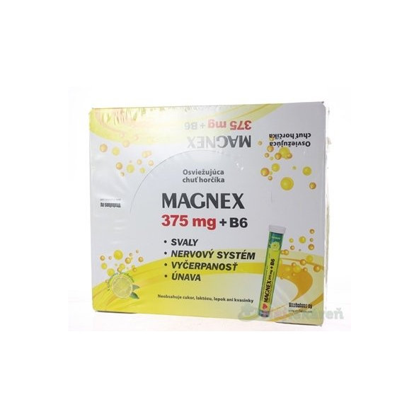 Vitabalans Magnex 375 mg + B6 effervescent displej