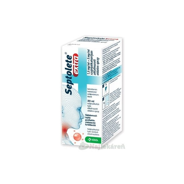 Septolete Extra sprej do krku 30 ml