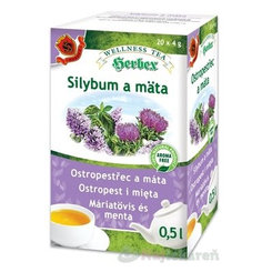 HERBEX ostropestřec a máta čaj 20x4 g