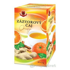 HERBEX Premium zázvorový čaj pomeranč 20x2 g