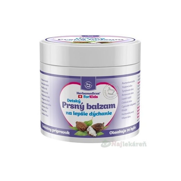 Herbamedicus dětský prsní balzám 50 ml