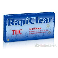 RapiClear THC test na drogy (marihuana) IVD samodiagnostický