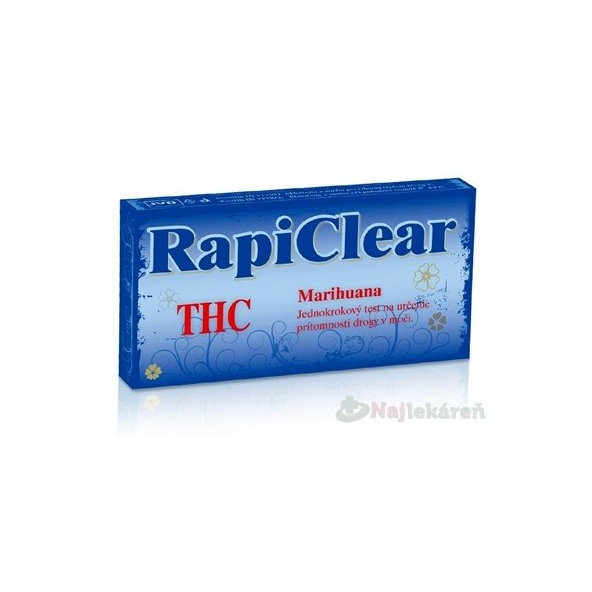 RapiClear THC test na drogy (marihuana) IVD samodiagnostický
