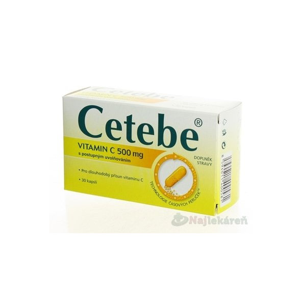 Cetebe na podporu imunity 30 kapslí